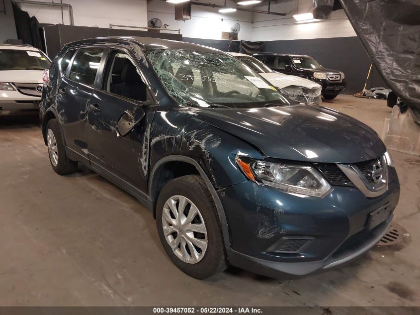 2016 Nissan Rogue S VIN: JN8AT2MV0GW144186 Lot: 39457052