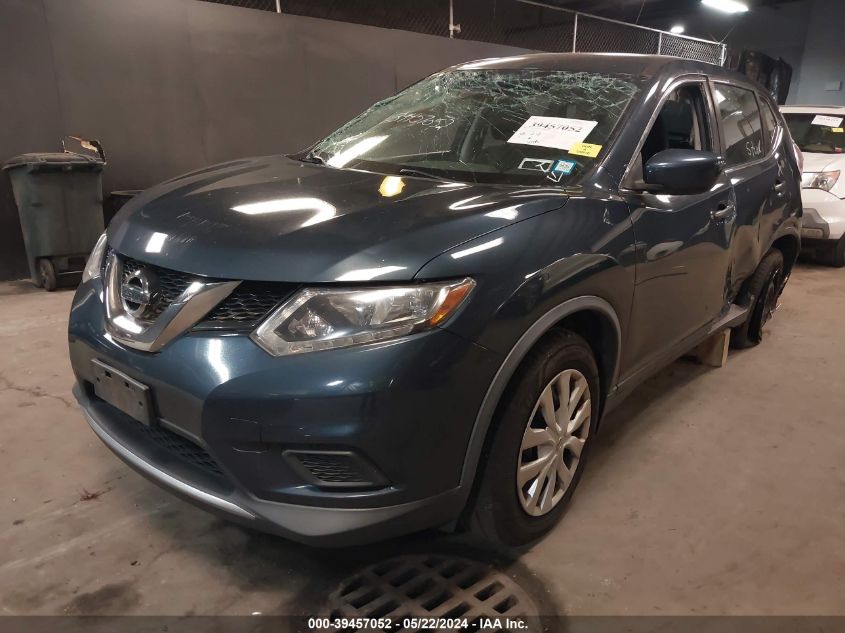 2016 Nissan Rogue S VIN: JN8AT2MV0GW144186 Lot: 39457052