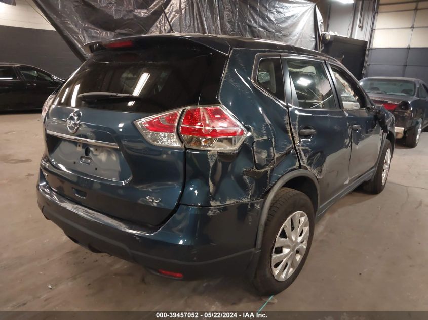 2016 Nissan Rogue S VIN: JN8AT2MV0GW144186 Lot: 39457052