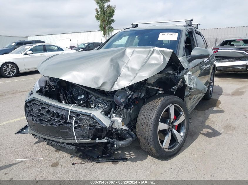 2024 Audi Q5 Premium Plus 45 Tfsi S Line Quattro VIN: WA1EAAFY1R2044414 Lot: 39457067