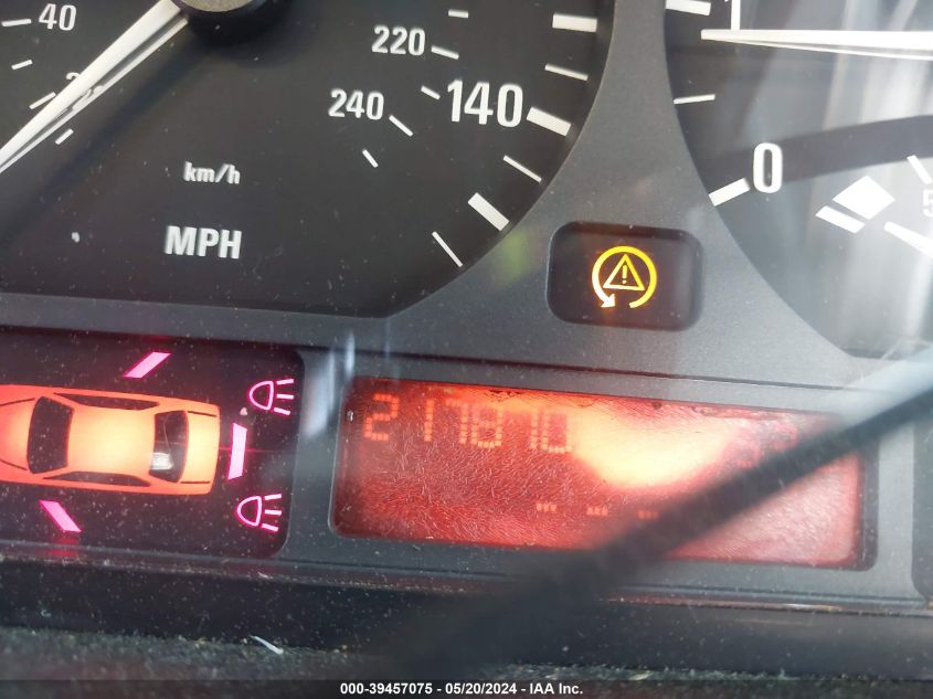 1999 BMW 323I VIN: WBAAM333XXKC62462 Lot: 39457075