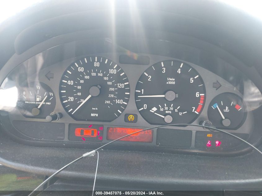 1999 BMW 323I VIN: WBAAM333XXKC62462 Lot: 39457075