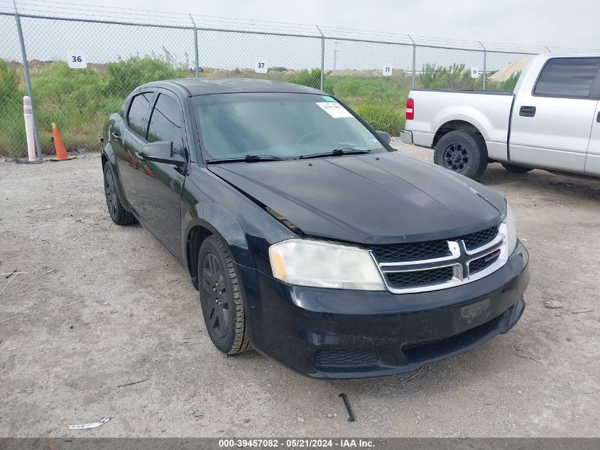 2012 Dodge Avenger Se VIN: 1C3CDZAB7CN260090 Lot: 39457082