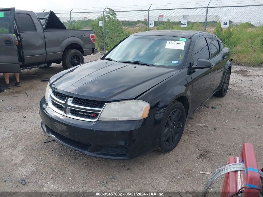 2012 Dodge Avenger Se VIN: 1C3CDZAB7CN260090 Lot: 39457082