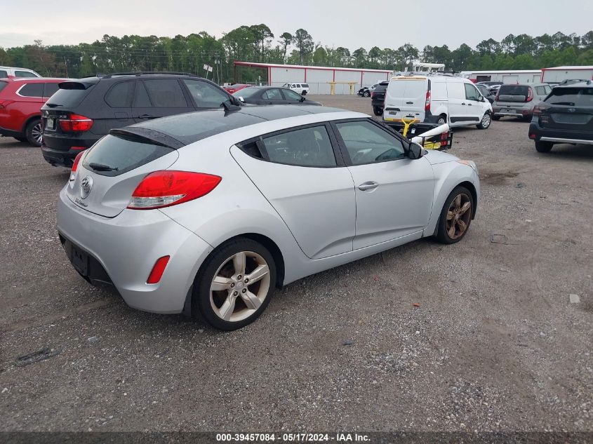 2014 HYUNDAI VELOSTER BASE W/BLACK - KMHTC6AD5EU194660