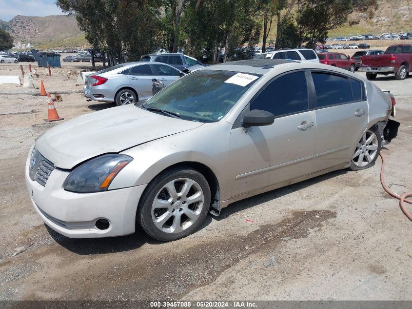 2004 Nissan Maxima 3.5 Sl VIN: 1N4BA41E54C928548 Lot: 39457088