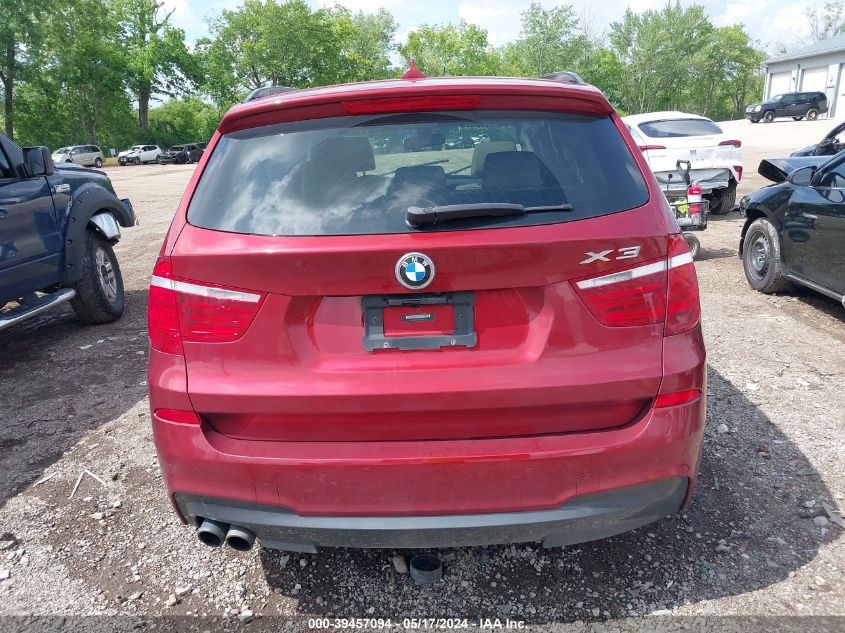 2013 BMW X3 xDrive35I VIN: 5UXWX7C58DL981199 Lot: 39457094