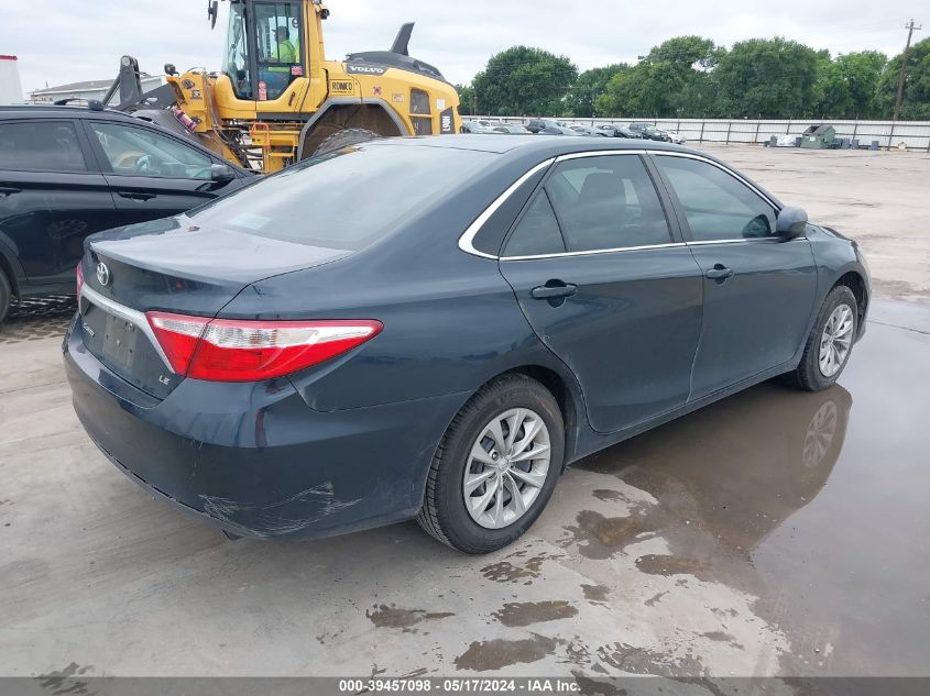 2016 Toyota Camry Le VIN: 4T4BF1FK8GR564540 Lot: 39457098