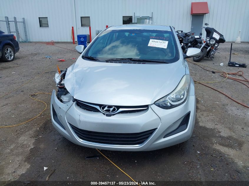 2015 Hyundai Elantra Se VIN: 5NPDH4AE0FH649384 Lot: 39457137