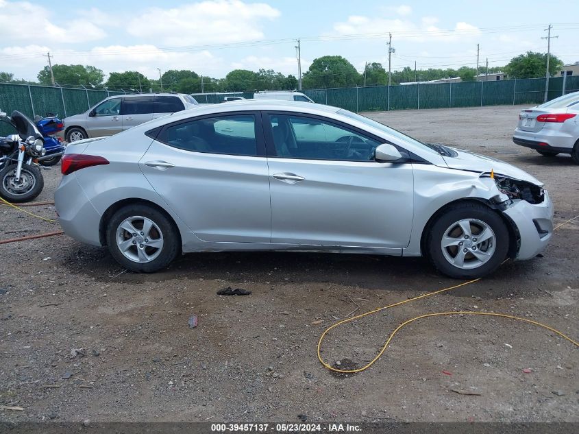 2015 Hyundai Elantra Se VIN: 5NPDH4AE0FH649384 Lot: 39457137