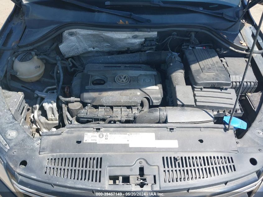 2012 Volkswagen Tiguan Sel VIN: WVGAV7AXXCW536011 Lot: 39457149