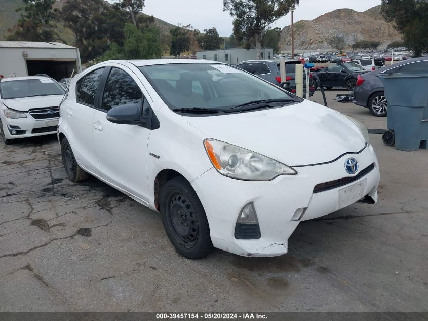 2012 Toyota Prius C One VIN: JTDKDTB37C1011193 Lot: 39457154