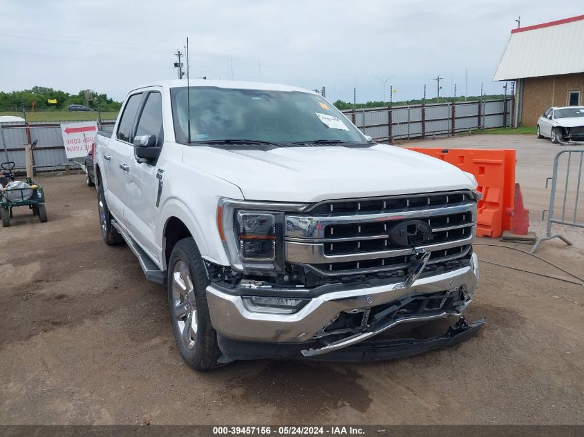 2022 Ford F-150 Lariat VIN: 1FTFW1E87NKD74260 Lot: 39457156