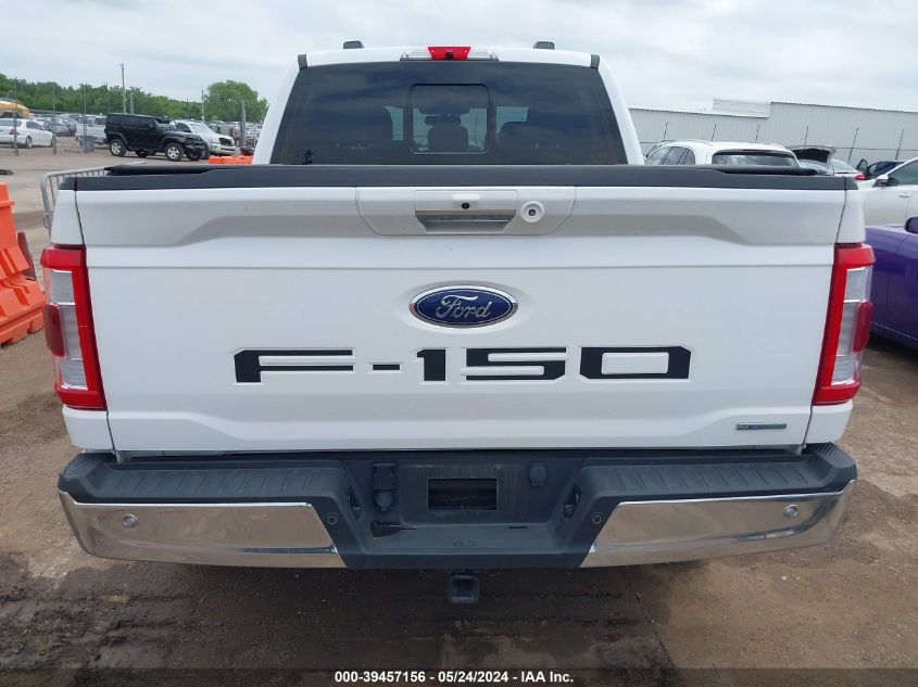 2022 Ford F-150 Lariat VIN: 1FTFW1E87NKD74260 Lot: 39457156