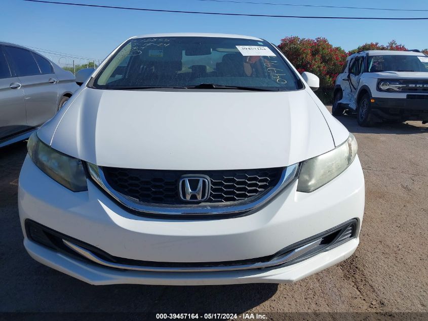 2013 Honda Civic Lx VIN: 19XFB2F50DE047917 Lot: 39457164