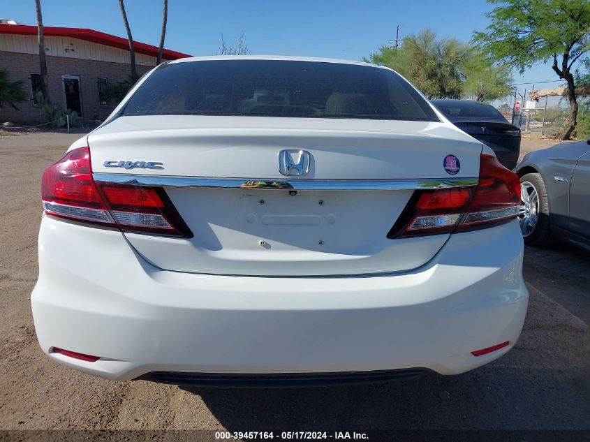 2013 Honda Civic Lx VIN: 19XFB2F50DE047917 Lot: 39457164