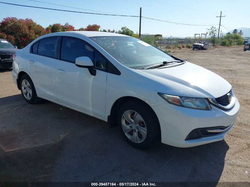 2013 Honda Civic Lx VIN: 19XFB2F50DE047917 Lot: 39457164