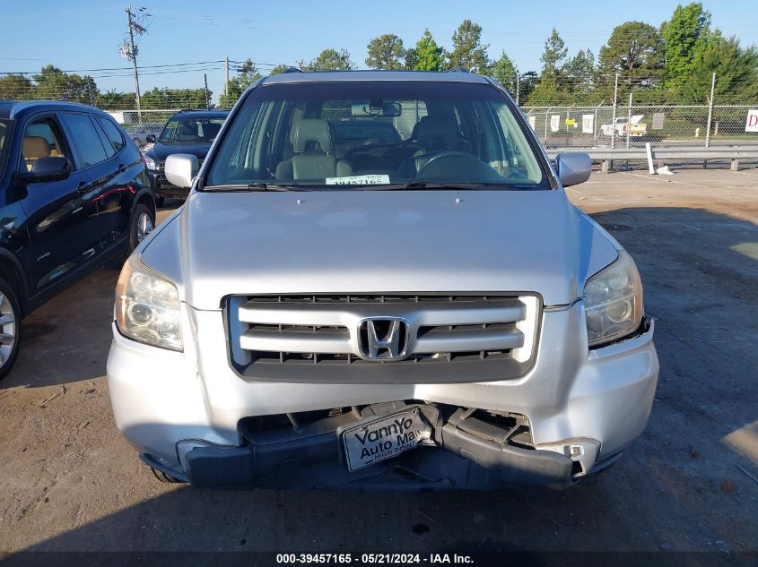 2007 Honda Pilot Exl VIN: 5FNYF28617B024485 Lot: 39457165