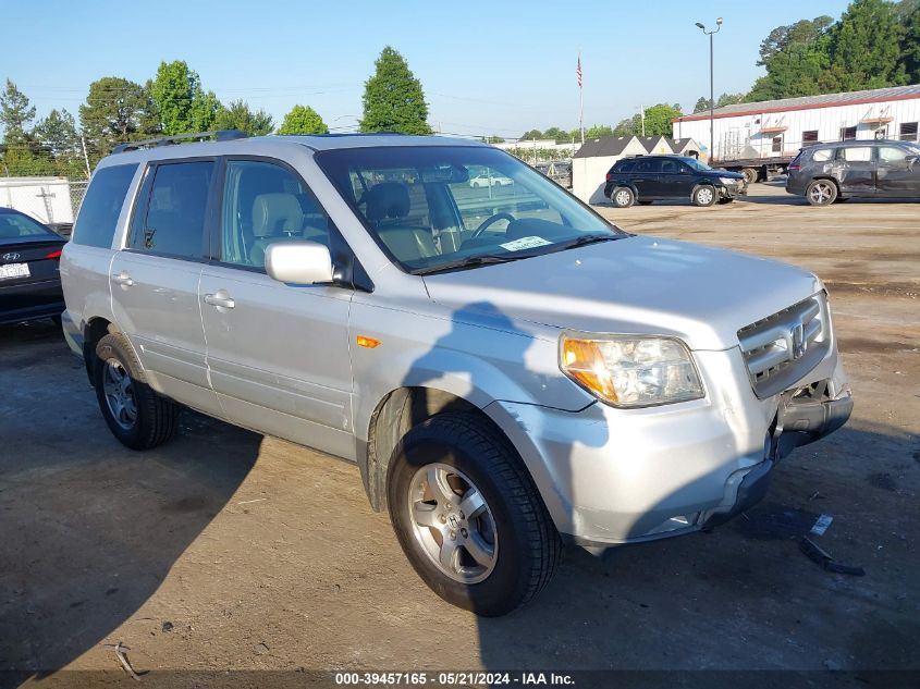2007 Honda Pilot Exl VIN: 5FNYF28617B024485 Lot: 39457165