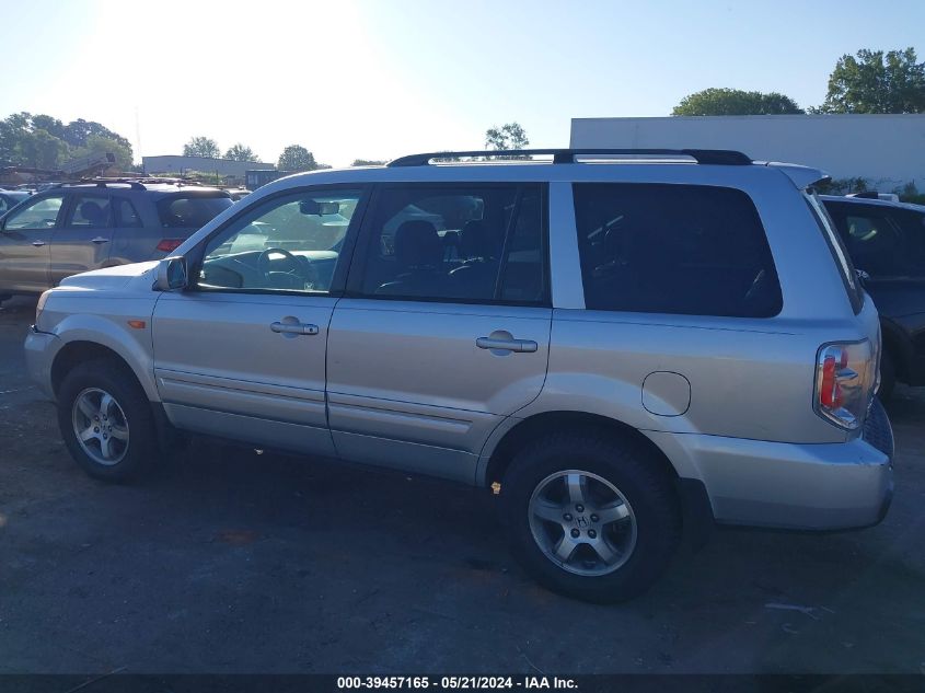 2007 Honda Pilot Exl VIN: 5FNYF28617B024485 Lot: 39457165