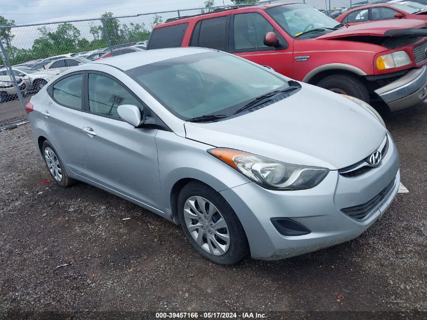 2013 Hyundai Elantra Gls VIN: 5NPDH4AE4DH187151 Lot: 39457166