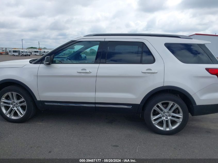 2017 Ford Explorer Xlt VIN: 1FM5K8D8XHGD01744 Lot: 39457177