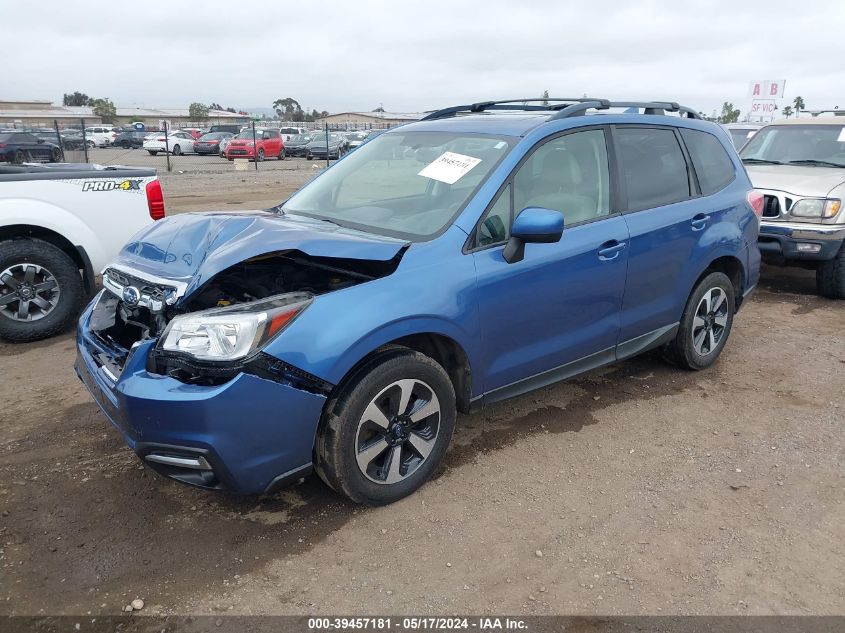 2017 Subaru Forester 2.5I Premium VIN: JF2SJAEC7HG552596 Lot: 39457181