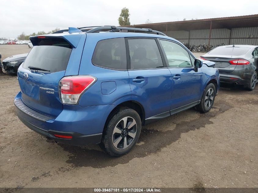 2017 Subaru Forester 2.5I Premium VIN: JF2SJAEC7HG552596 Lot: 39457181