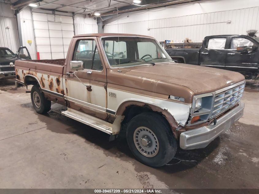 1986 Ford F150 VIN: 1FTCF15Y6GPB24470 Lot: 39457209