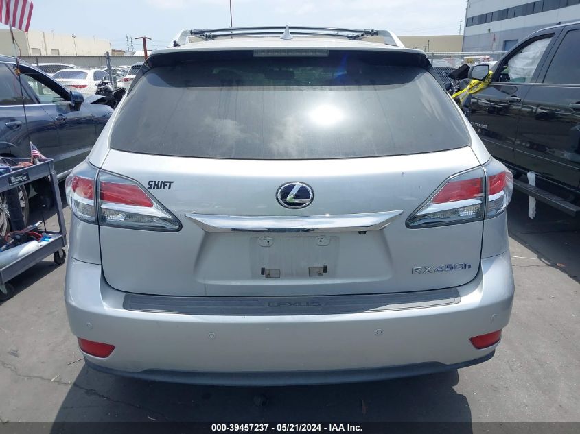 2015 Lexus Rx 450H VIN: 2T2BC1BA1FC006766 Lot: 39457237