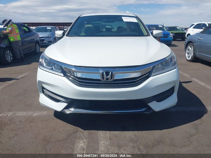 2016 Honda Accord Lx VIN: 1HGCR2F30GA127790 Lot: 39457241