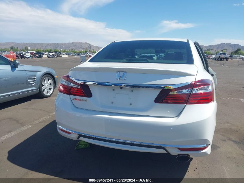 2016 Honda Accord Lx VIN: 1HGCR2F30GA127790 Lot: 39457241