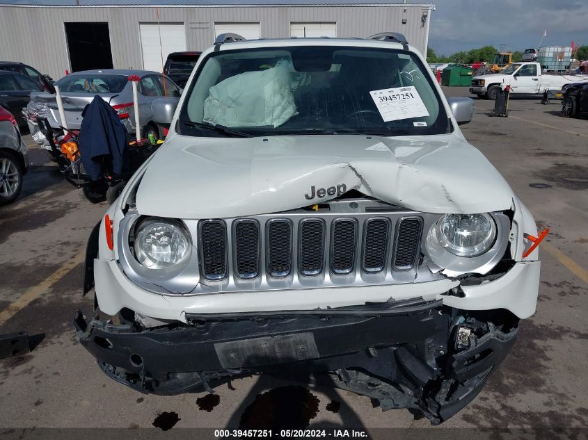 2015 Jeep Renegade Limited VIN: ZACCJBDT0FPB74759 Lot: 39457251