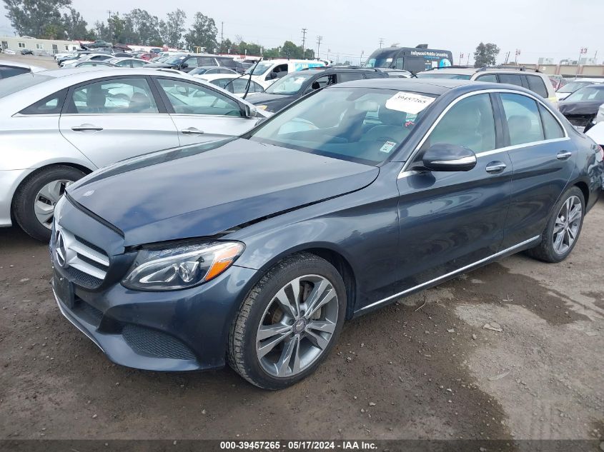 VIN 55SWF4KB7FU010497 2015 Mercedes-Benz C 300, 4Ma... no.2