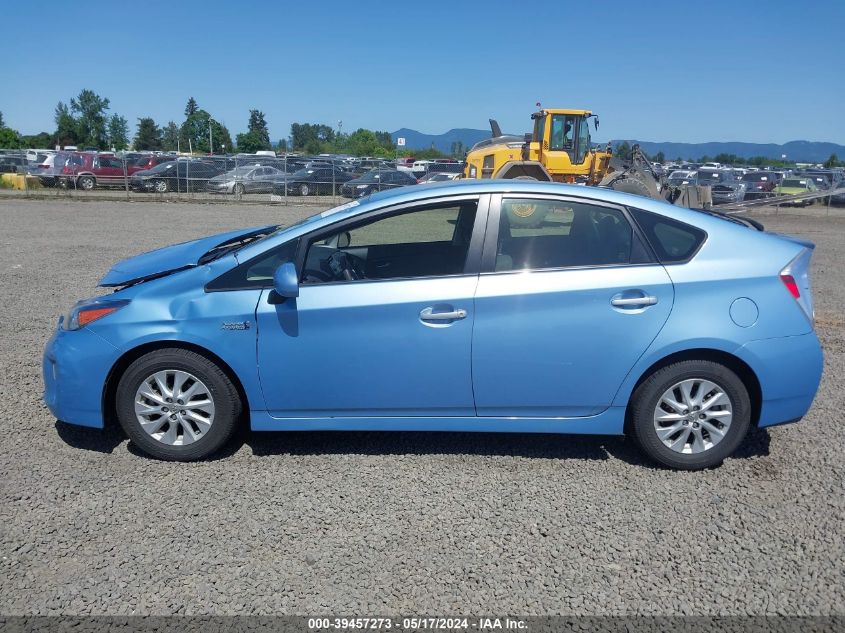 2012 Toyota Prius Plug-In VIN: JTDKN3DP9C3002917 Lot: 39457273