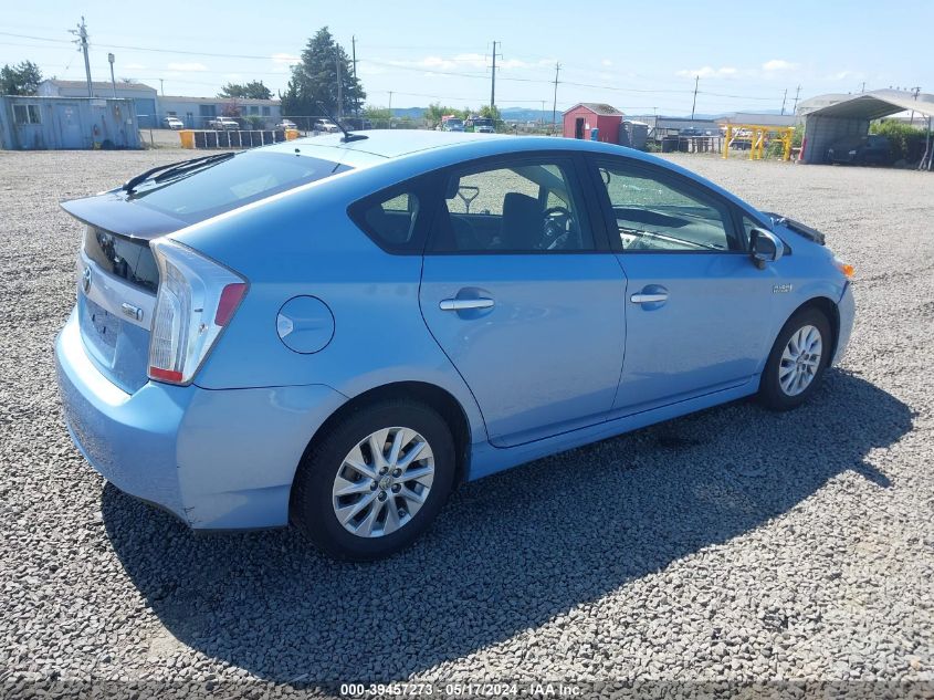 2012 Toyota Prius Plug-In VIN: JTDKN3DP9C3002917 Lot: 39457273