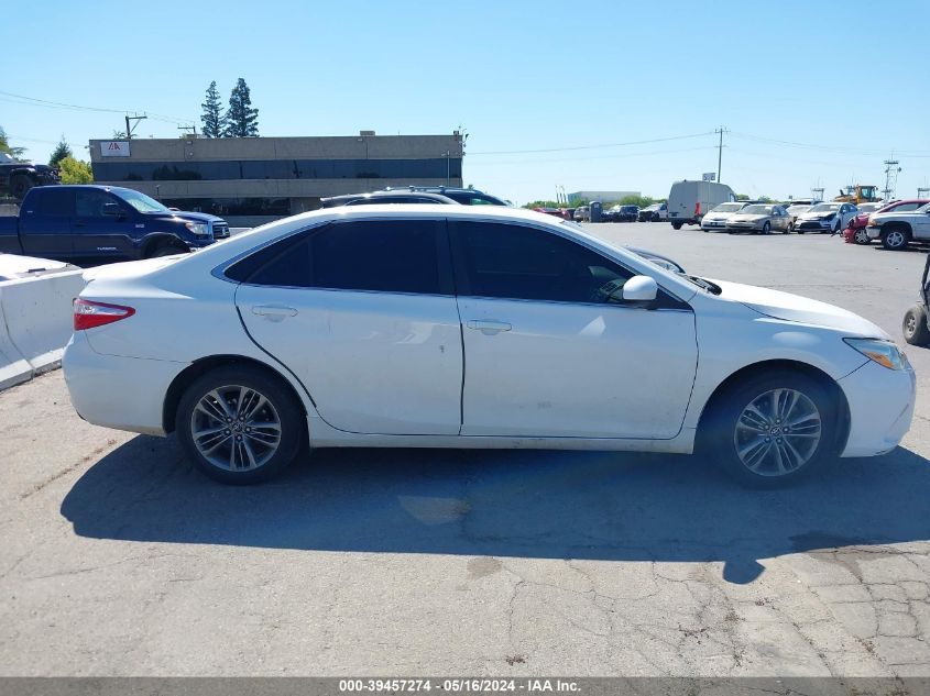 2016 Toyota Camry Se VIN: 4T1BF1FK2GU154326 Lot: 39457274