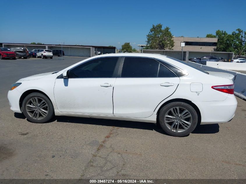 2016 Toyota Camry Se VIN: 4T1BF1FK2GU154326 Lot: 39457274