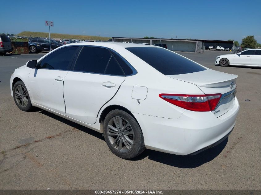 2016 Toyota Camry Se VIN: 4T1BF1FK2GU154326 Lot: 39457274