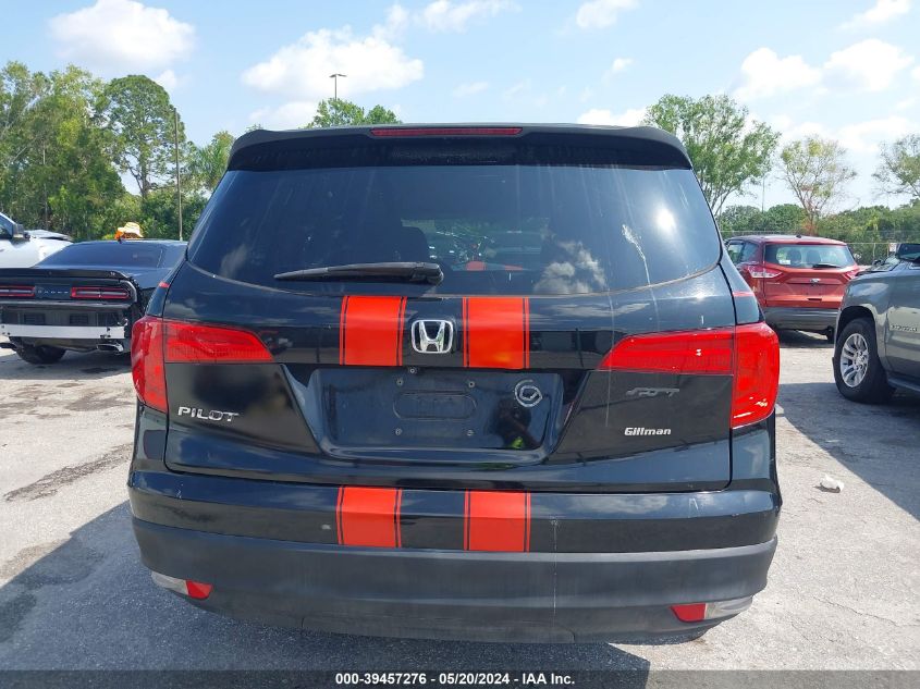 2017 Honda Pilot Lx VIN: 5FNYF5H14HB026268 Lot: 39457276