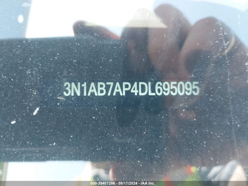 2013 Nissan Sentra Sv VIN: 3N1AB7AP4DL695095 Lot: 39457286