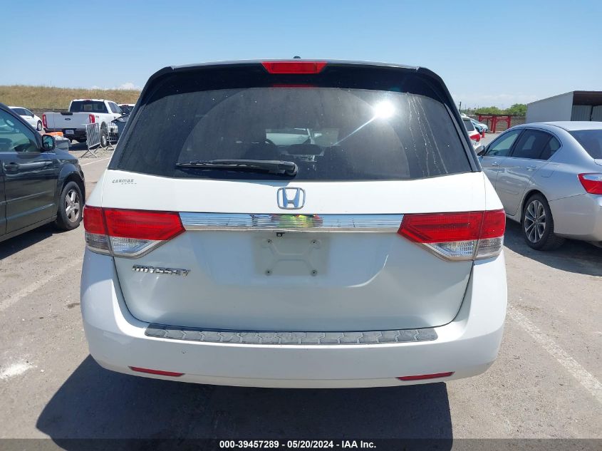 2015 Honda Odyssey Ex-L VIN: 5FNRL5H66FB094576 Lot: 39457289