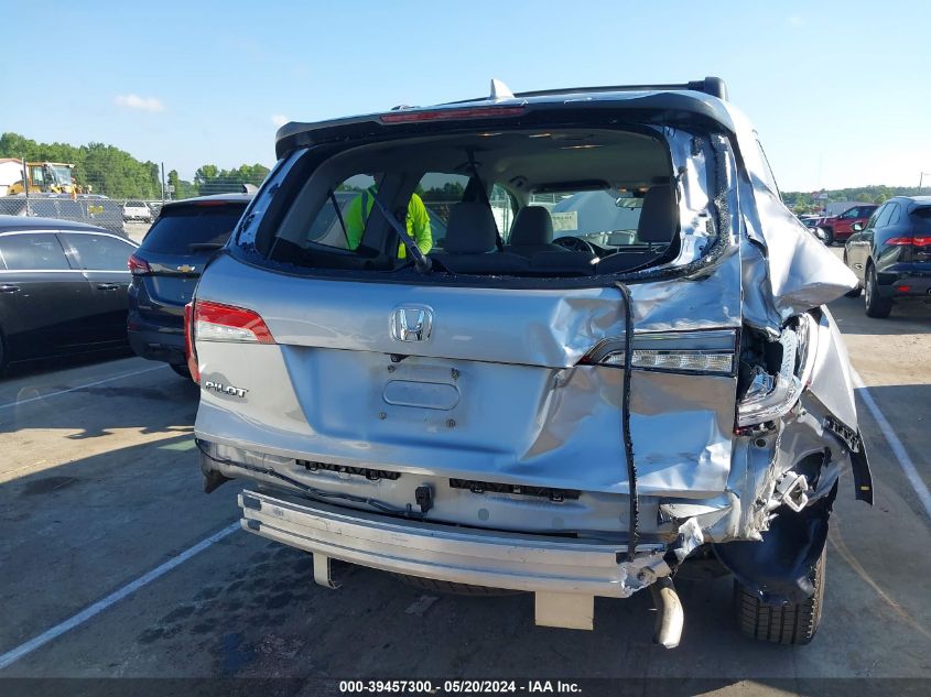 2019 Honda Pilot Lx VIN: 5FNYF5H12KB024753 Lot: 39457300
