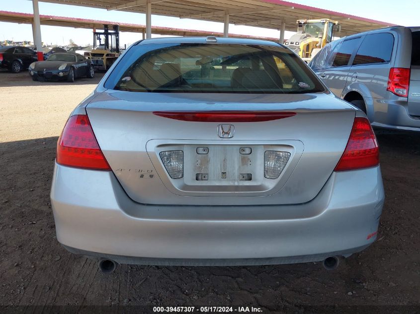 2007 Honda Accord 3.0 Ex VIN: 1HGCM66547A016683 Lot: 39457307