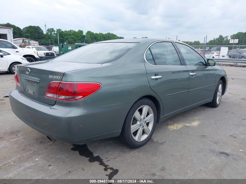 2006 Lexus Es 330 330 VIN: JTHBA30G465143242 Lot: 39457309