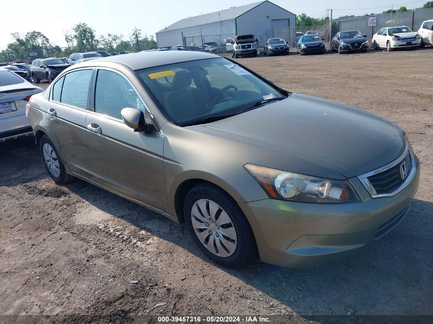 2010 Honda Accord 2.4 Lx VIN: 1HGCP2F34AA153533 Lot: 39457316