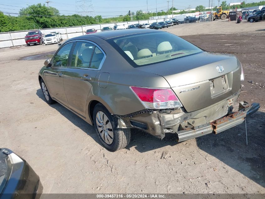 2010 Honda Accord 2.4 Lx VIN: 1HGCP2F34AA153533 Lot: 39457316