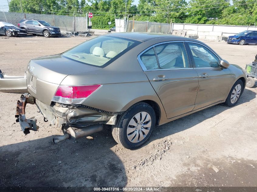 2010 Honda Accord 2.4 Lx VIN: 1HGCP2F34AA153533 Lot: 39457316