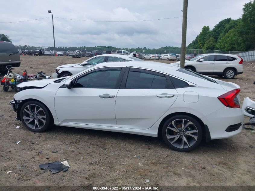 2019 Honda Civic Touring VIN: JHMFC1F9XKX014476 Lot: 39457322