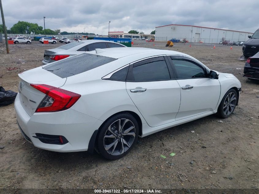 2019 Honda Civic Touring VIN: JHMFC1F9XKX014476 Lot: 39457322